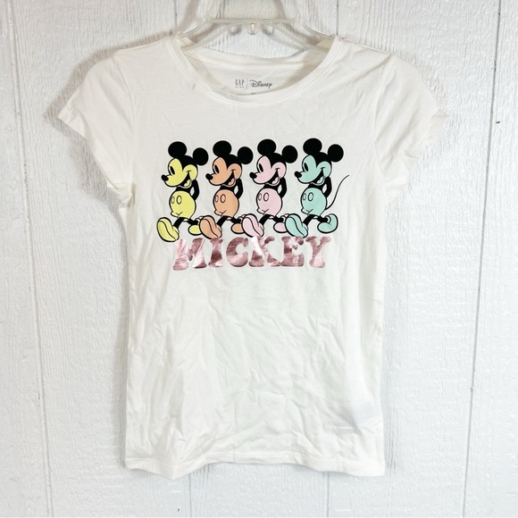 NEW Girls Gap x Disney Mickey Mouse Tee Shirt XXL - Picture 1 of 7